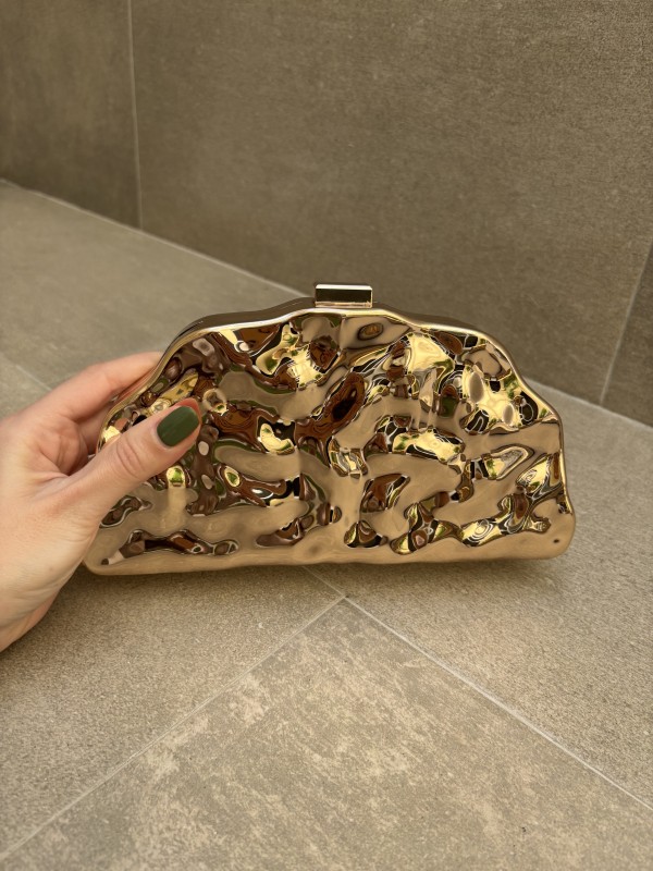 Semicircular Summits Clutch (Gold and...