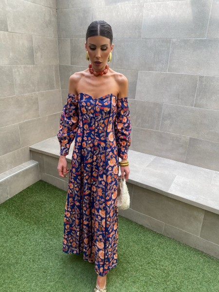 Vestido azul Caracas 2