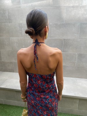 Robe bleue Tamizo