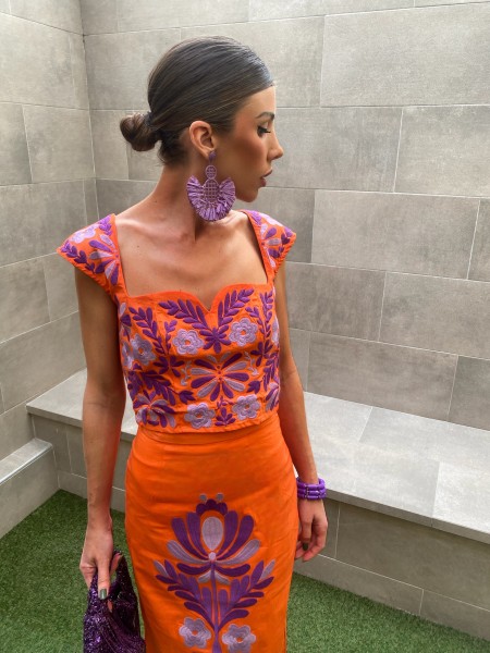 Conjunto Marrakech Naranja 2