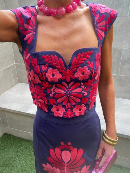 Conjunto Marrakech Azul Marino