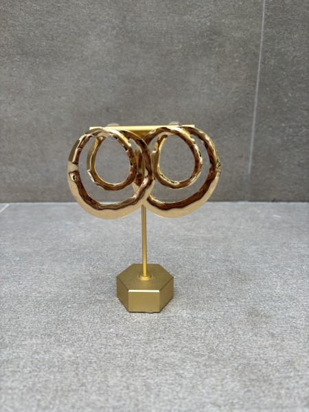 Orecchini a doppio cerchio