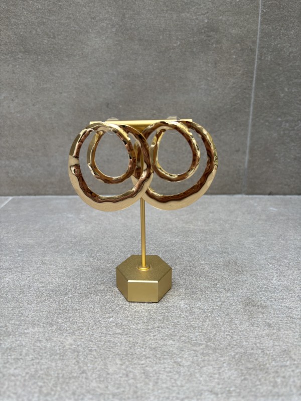 Orecchini a doppio cerchio