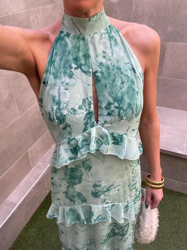 Vestido Sarajevo Aguamarina