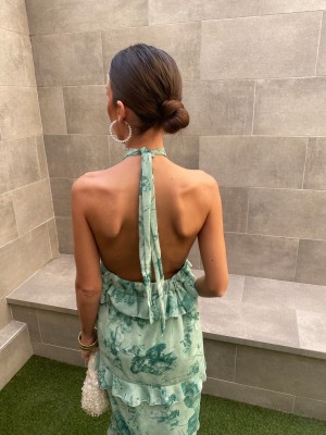 Vestido Sarajevo Aguamarina