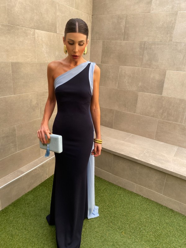 Vestido Guadalupe Azul Marino