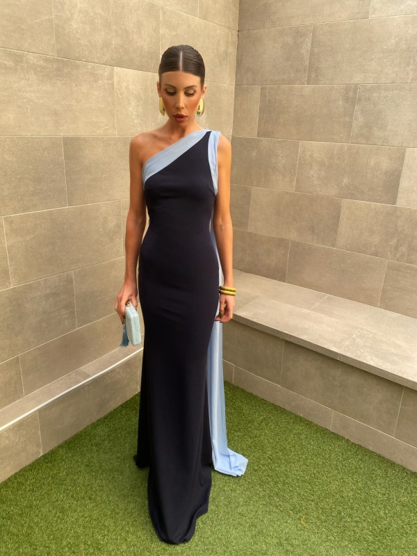 Vestido Guadalupe Azul Marino