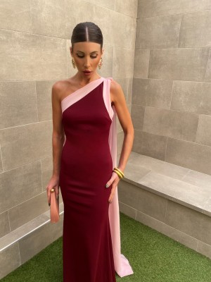 Vestido de vinho Guadalupe