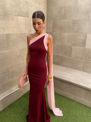 Vestido de vinho Guadalupe