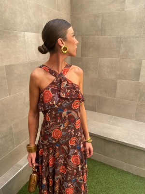 Vestido Carmona Marrón