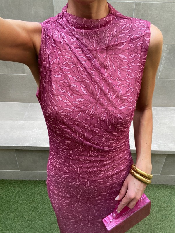 Vestido Trivial Rosa
