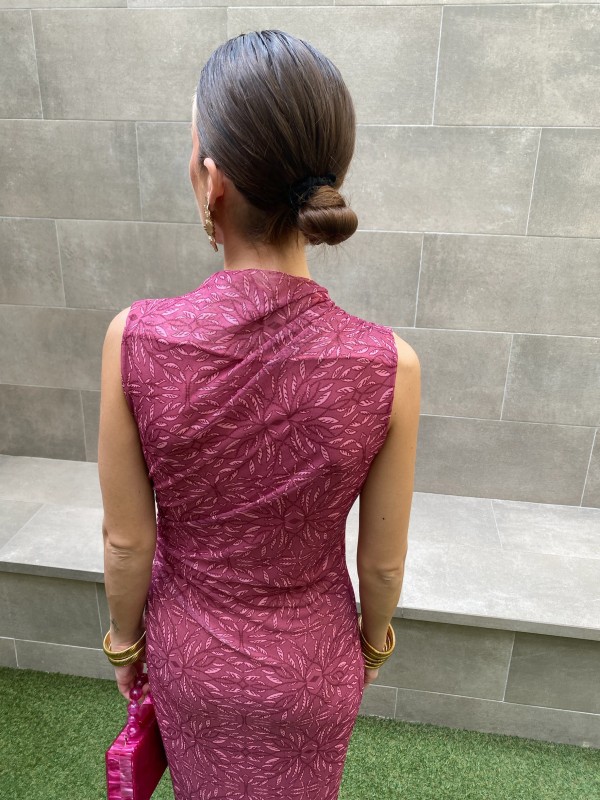 Vestido Trivial Rosa