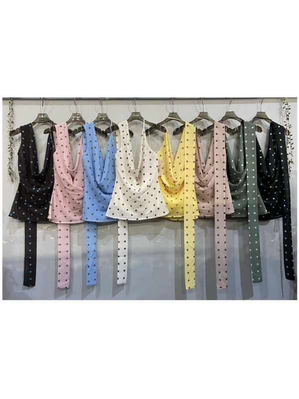 Haut à pois (couleurs variées)