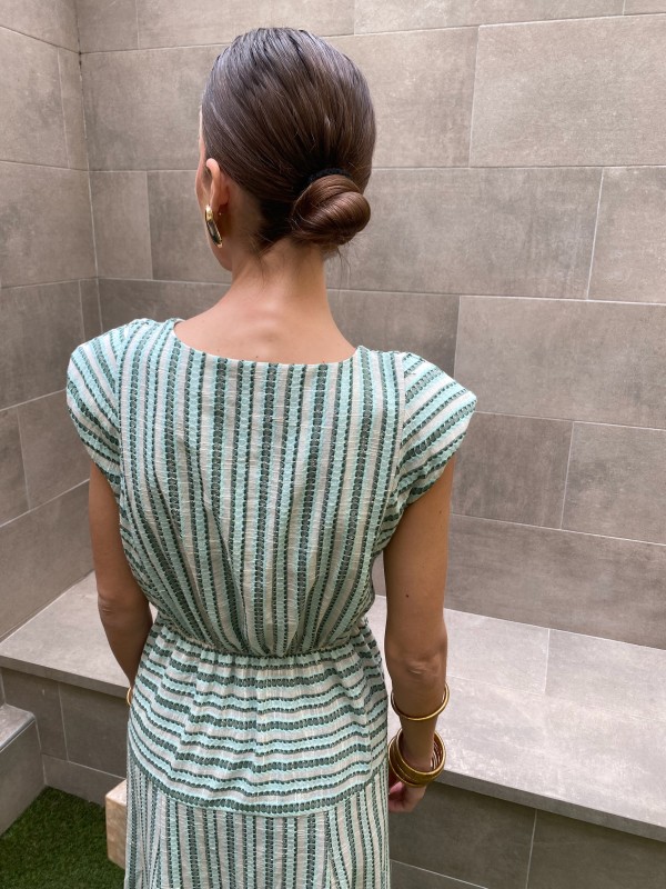 Jesse Dress Aqua Green