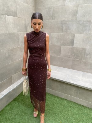 Vestido Manzanilla Marrón