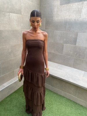Vestido marrom Aitana