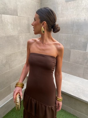 Robe marron Aitana