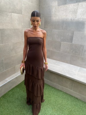 Vestido marrom Aitana