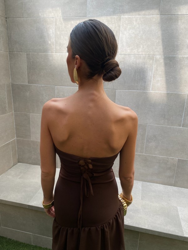 Vestido marrom Aitana