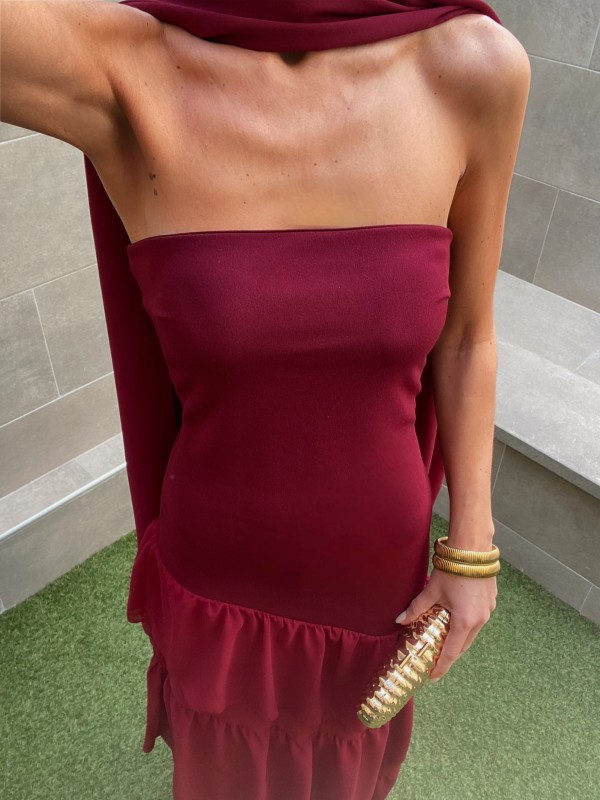Vestido Aitana Wine