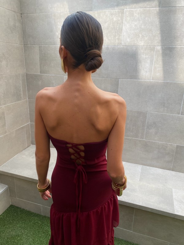 Aitana Wine Dress