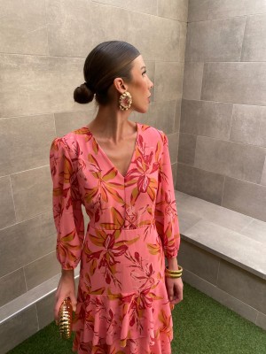Abito rosa Bazán
