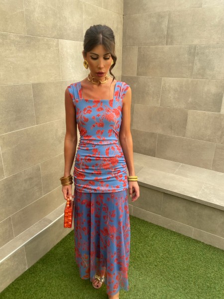 Vestido Ariadna Azul 2