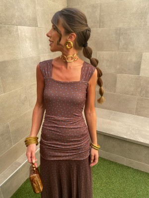 Robe marron Águeda