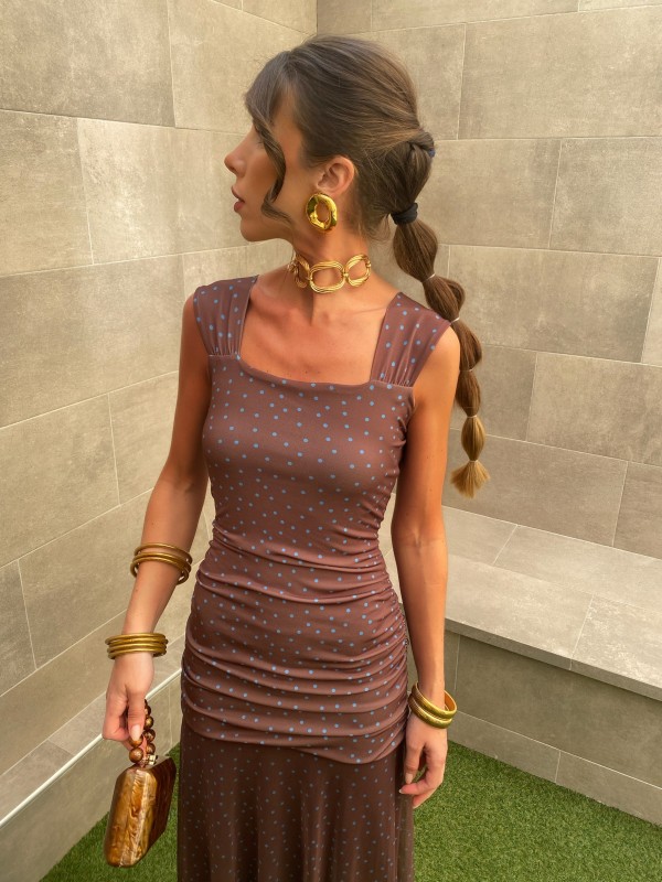 Robe marron Águeda