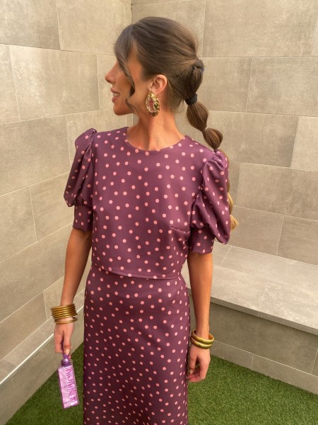 Conjunto Isbilia Berenjena 2