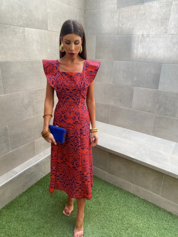 Mogger Blue/Red Dress