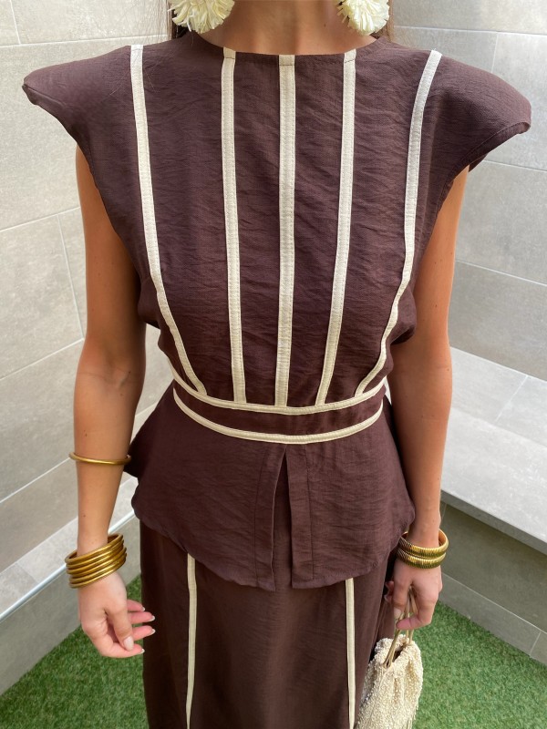 Conjunto Nápoles Marrom