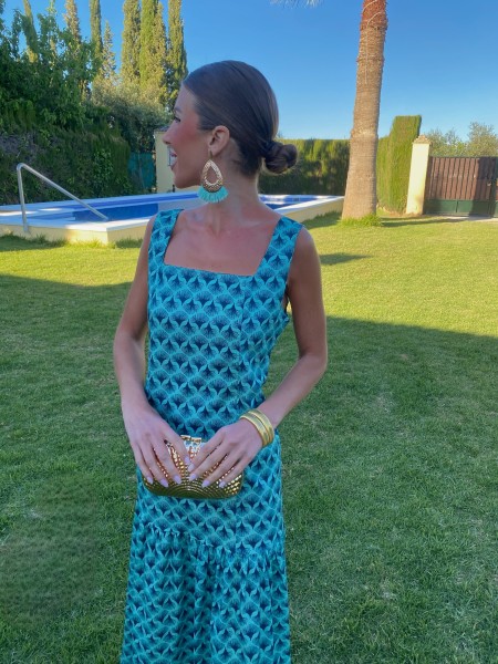 Abito verde acqua Teatinos 2