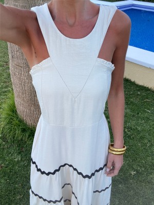 Vestido Chiclana Crema