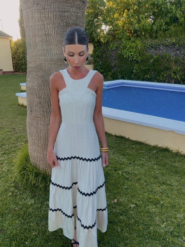 Vestido Chiclana Crema