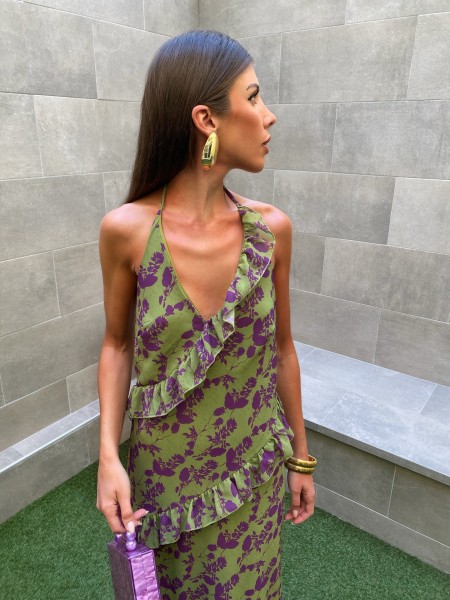 Vestido Aranda Verde 2