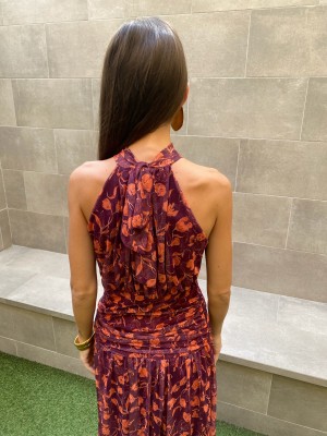 Vestido Fígaro Vino