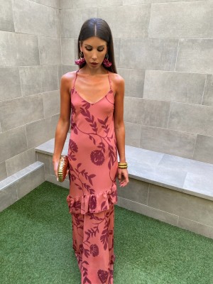 Vestido Botticelli Salmão