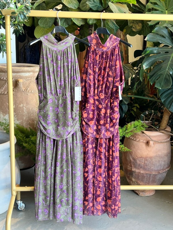 Vestido verde Figaro