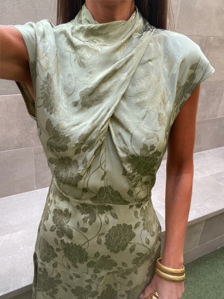 Araceli Green Dress 2