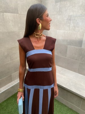 Abito Francesca marrone