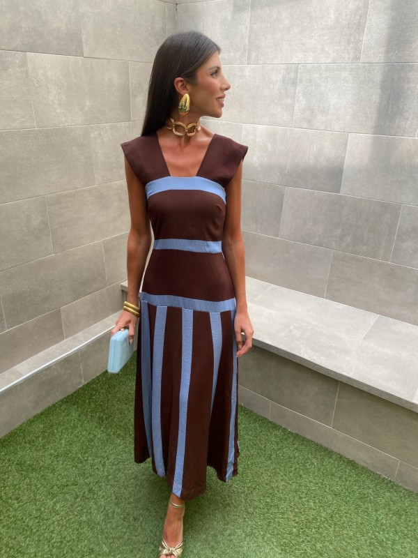 Abito Francesca marrone