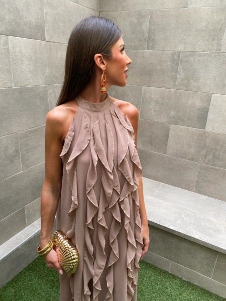 Vestido Arepa Camel 2