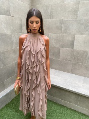 Vestido Arepa Marrom