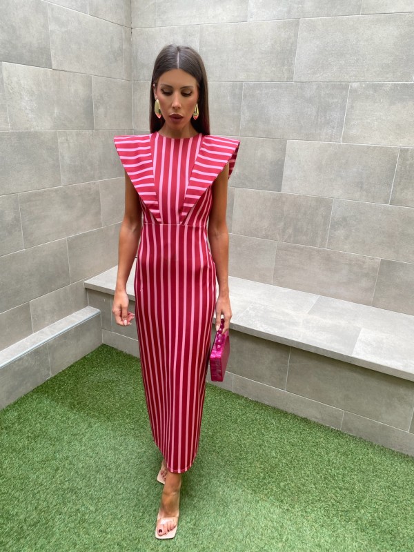 Pink Striped Dress