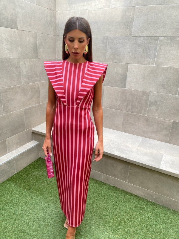 Pink Striped Dress