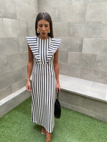 Vestido Líneas ByN 2