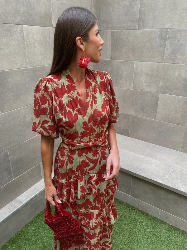 Robe olive Timanfaya