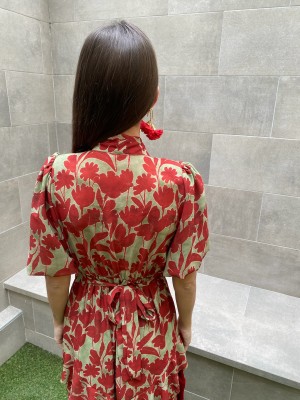 Robe olive Timanfaya