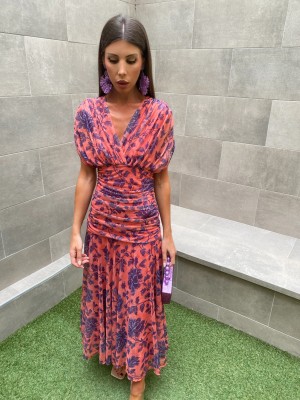Medina Salmon Dress